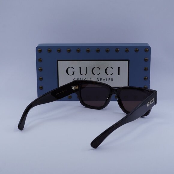 Gucci GG1794S 002 Square Sunglasses - Dark Havana/Brown main image 6